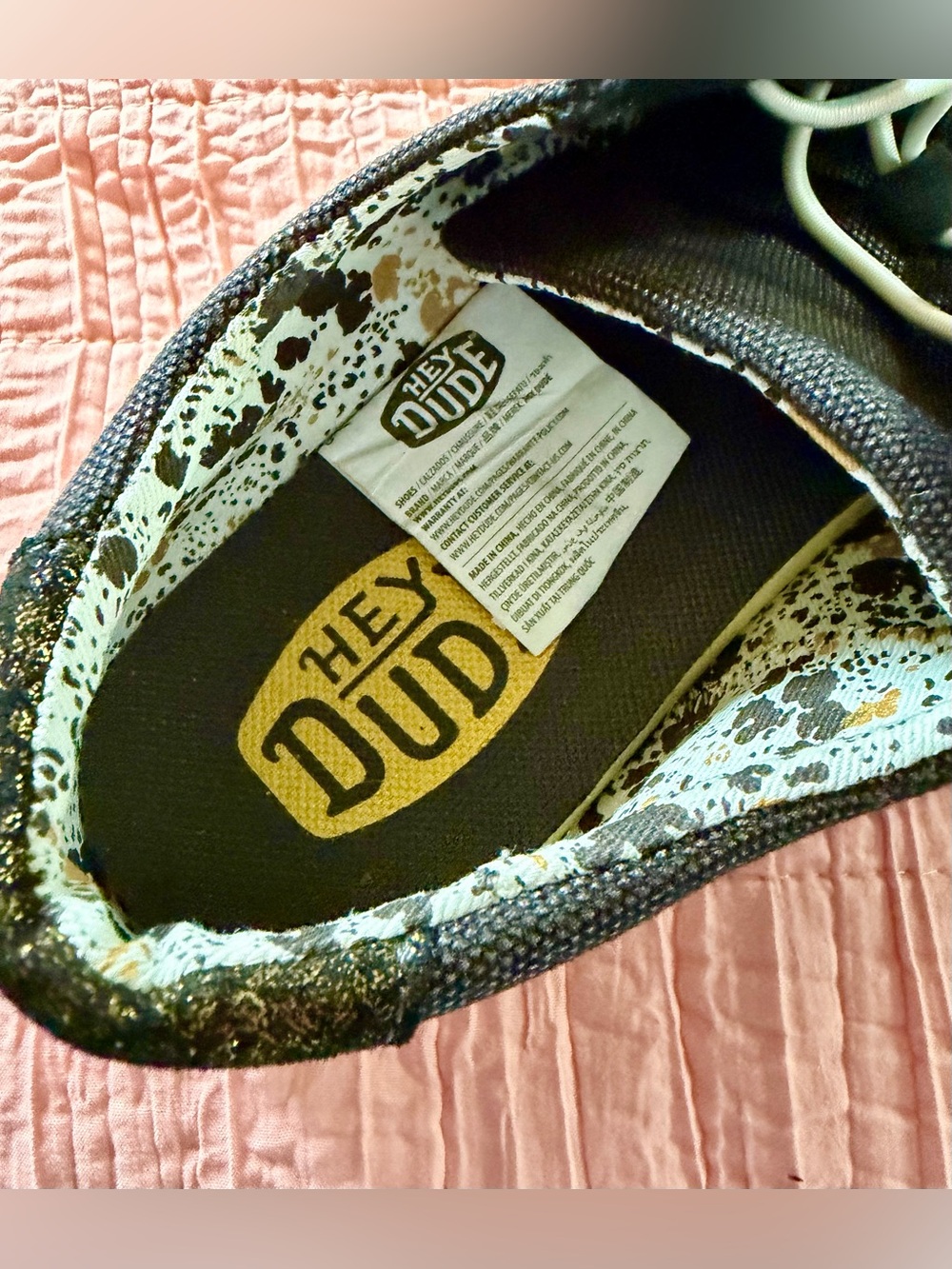 Hey Dude Women’s Karina Shimmer Sneakers NWOT - Picture 13 of 13